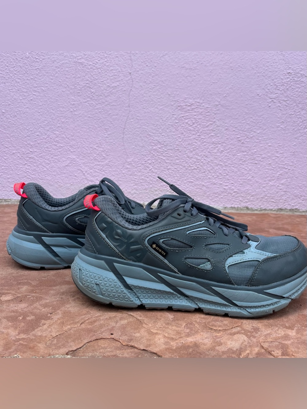 EXCELLENT CONDITION Hoka Clifton Leather Gore-Tex Waterproof
